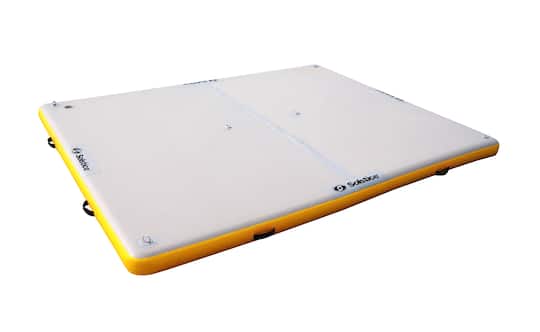 Solstice® 8Ft Inflatable White & Yellow Private Lake Dock By Swim Central | 8Ft x 5Ft | Michaels®